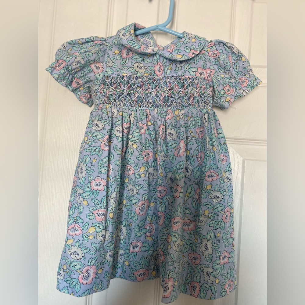 Hand Smoked Dress for Little Girls